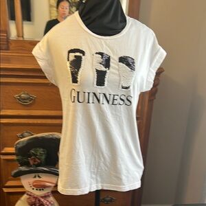 Guinness White Short Sleeve Tee